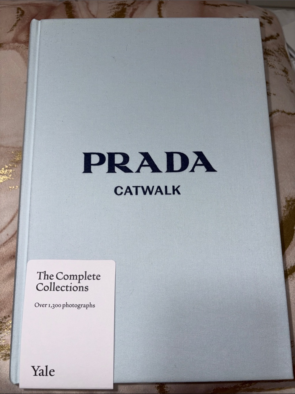 Prada Light Blue 'Catwalk' Hardcover coffee table book